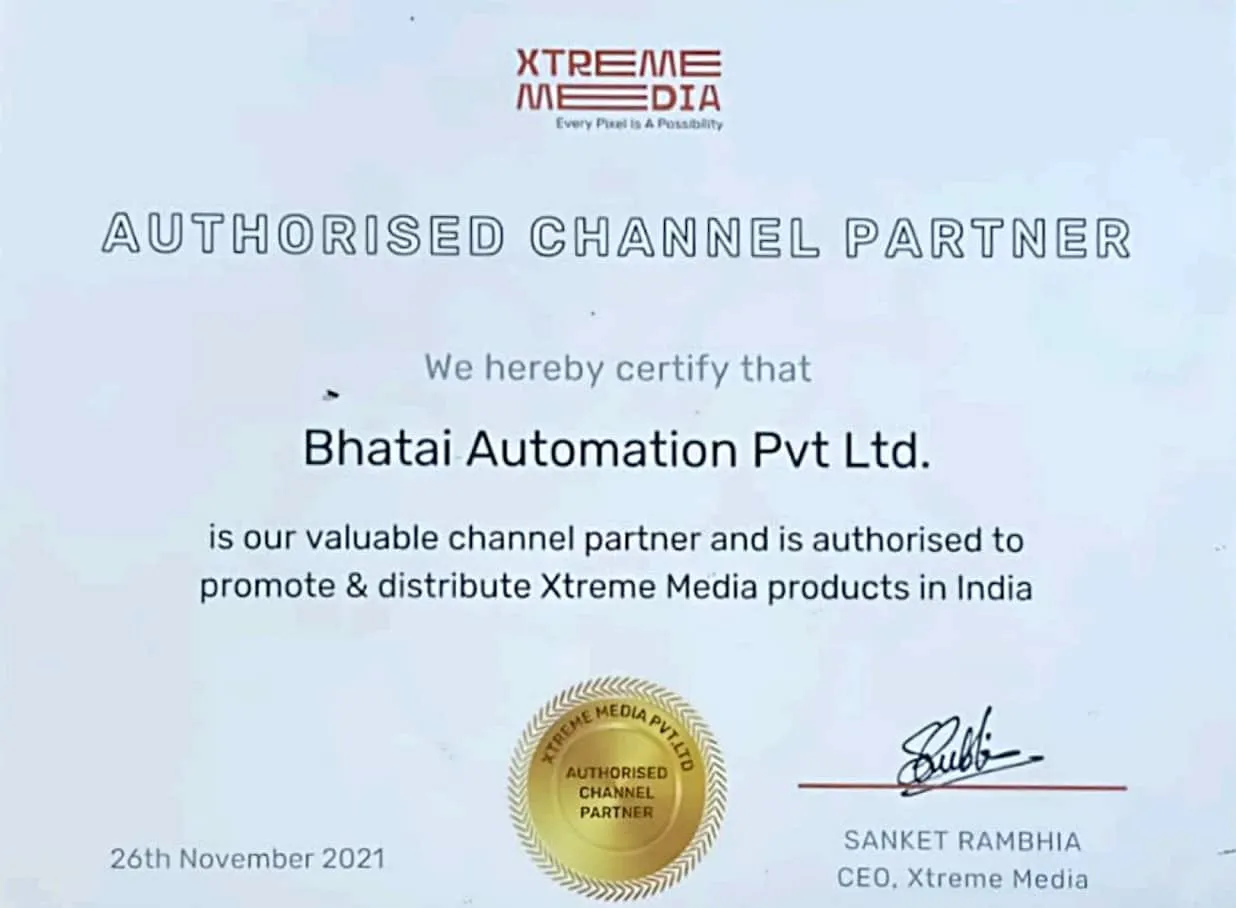 Xtreme Media Certificate